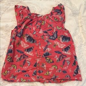 H&M Pink Blouse with Elephant Print